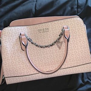 Pink guess purse